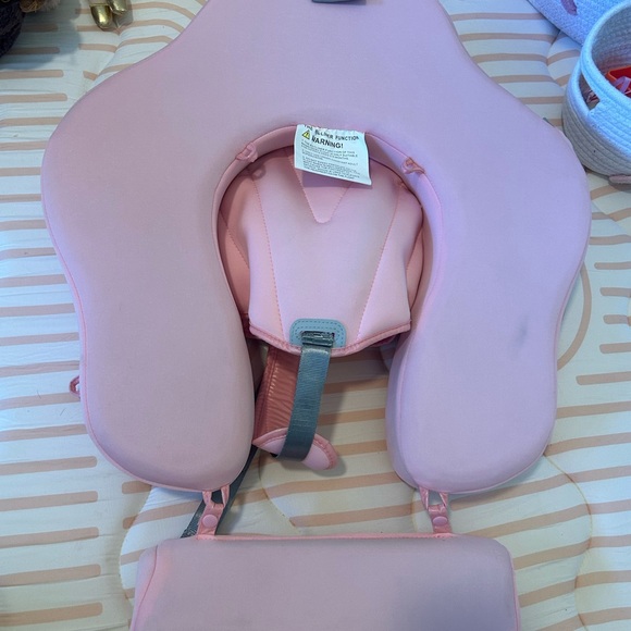 VBABYMAN Pink Kids Swim Float with Canopy 3-24Months - Picture 4 of 4